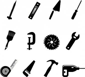 Construction icons eps ai vector