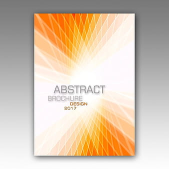 Plantilla de folleto abstracto psd