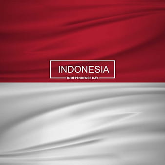 Flagge von Indonesien eps