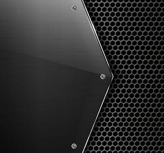 Textured black metal background vector eps