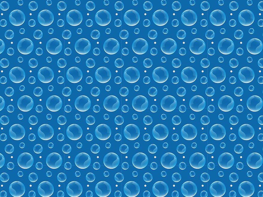 Bubbles Pattern ai vector
