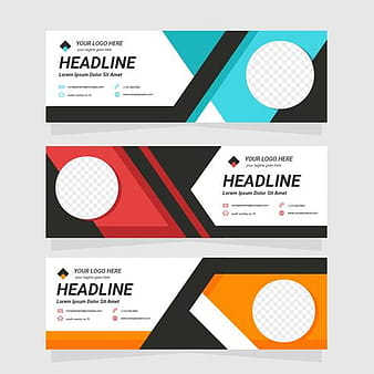 Corporate Web Header Template eps svg vector
