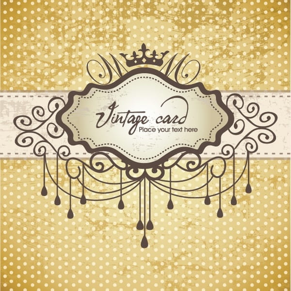 Retro pattern background vector eps