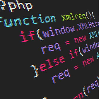 Page with php code vector ai eps