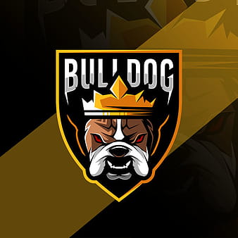 Bulldog game mascot design vector eps