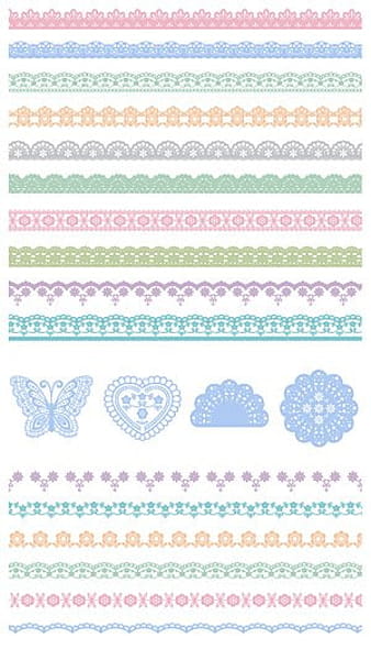 South Korea Background pattern vector material series ai