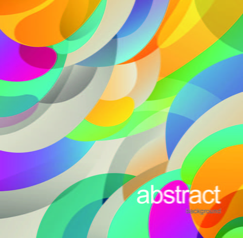 Multicolor elements abstract vector background eps