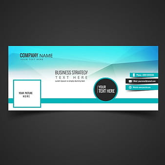 Modern facebook cover eps vector