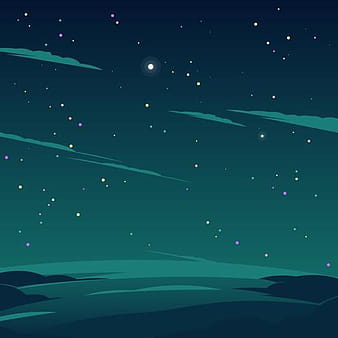 Cosmos Star In the Night Vector svg eps