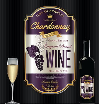 Luxury golden wine label design vector  eps