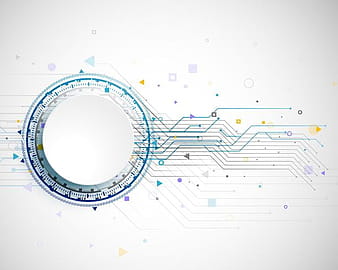 technology concept design with circuit board structure pattern v eps vector