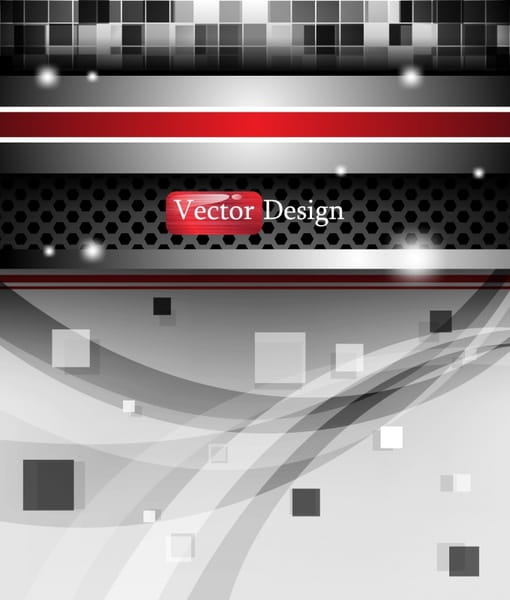 Dynamic technology background vector eps