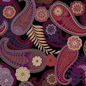 Pattern paisley seamless vector material  eps