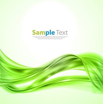 Green Abstract Wave Background eps vector