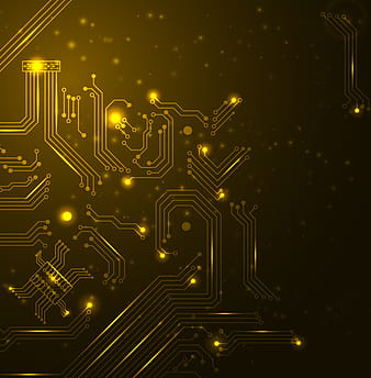 Creative circuit board concept background vector eps