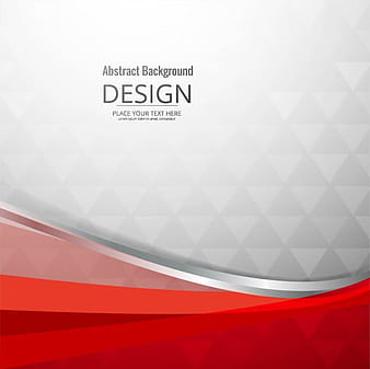 Red wavy background eps vector
