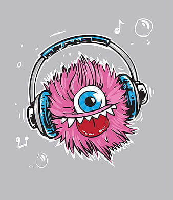 Lindo personaje de monstruo ai