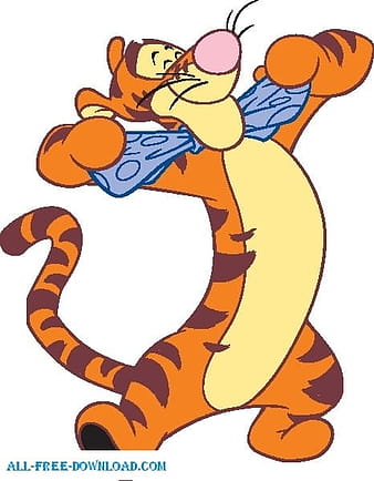 Winnie the Pooh Tigg  eps vector