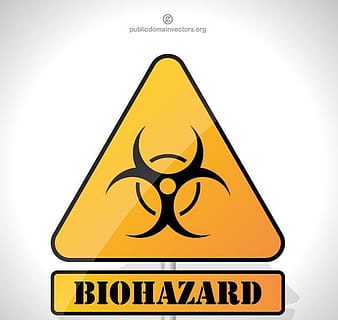 biohazard warning sign eps ai vector