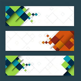 Encabezado abstracto o banner con formas geométricas. eps