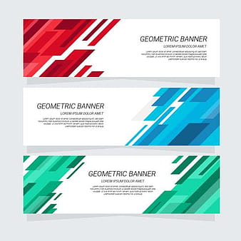 Banner geométrico abstracto svg eps