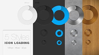 Animated Loading Icon PSD psd vector