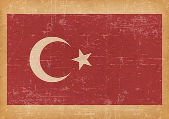 Grunge Flag of Turkey ai eps svg vector