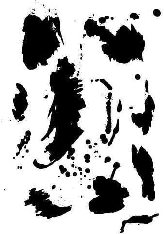 Ink stains splash  - vector material eps