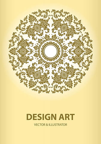 layout thai outline pattern vector material eps