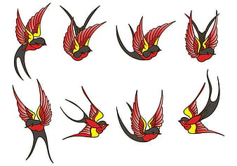 Vector libre del tatuaje de la vieja escuela eps svg