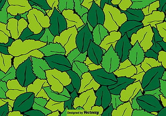 Leaf Seamless Pattern - Vector svg ai