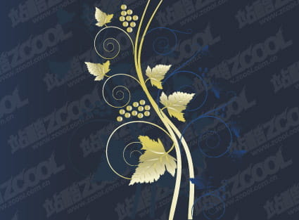 Grape pattern vector material eps