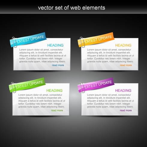 web elements eps vector | UIDownload