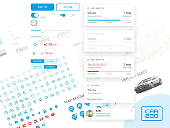 Car2go App Library sketch file sketch vector