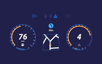 Unique Car Dashboard UI Vectors svg eps ai