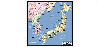 Vector map of the world exquisite material - Japan Maps eps
