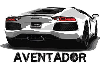 Lamborghini Aventador Car Vector ai
