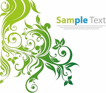 Fondo floral del vector del remolino eps