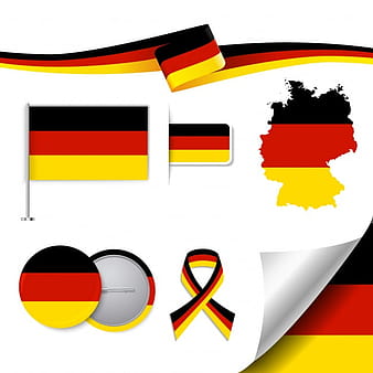 Germany representative elements collection eps vector