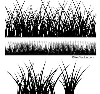grass silhouette 2 ai eps vector