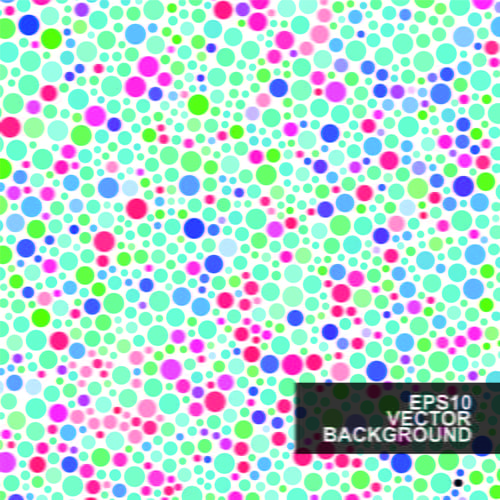 Multicolor dot pattern vector background eps