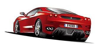 Ferrari sports car cool ai eps vector