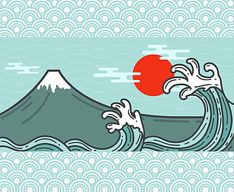 Ola japonesa svg ai