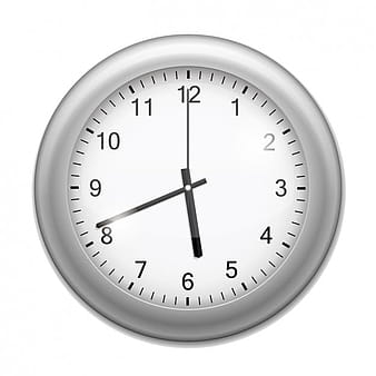 Realistic wall clock eps vector