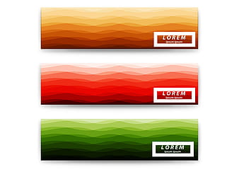 Banner abstracto en vector de líneas onduladas suaves de fondo ai eps