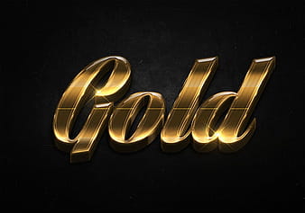 30 3d shiny gold text effects preview psd vector