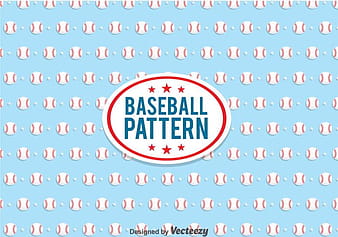 Baseball Pattern Vector eps
