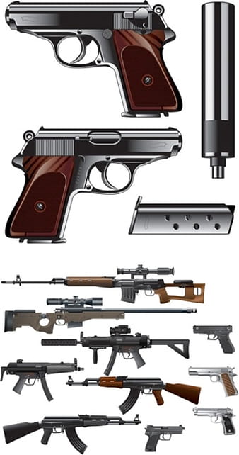 Amo el vector de pistola eps