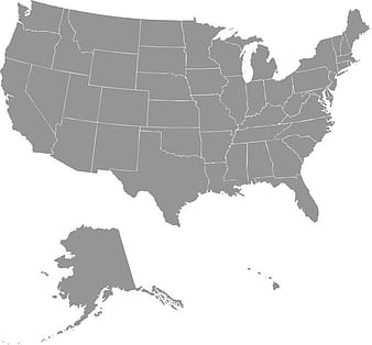 Us Map ai vector