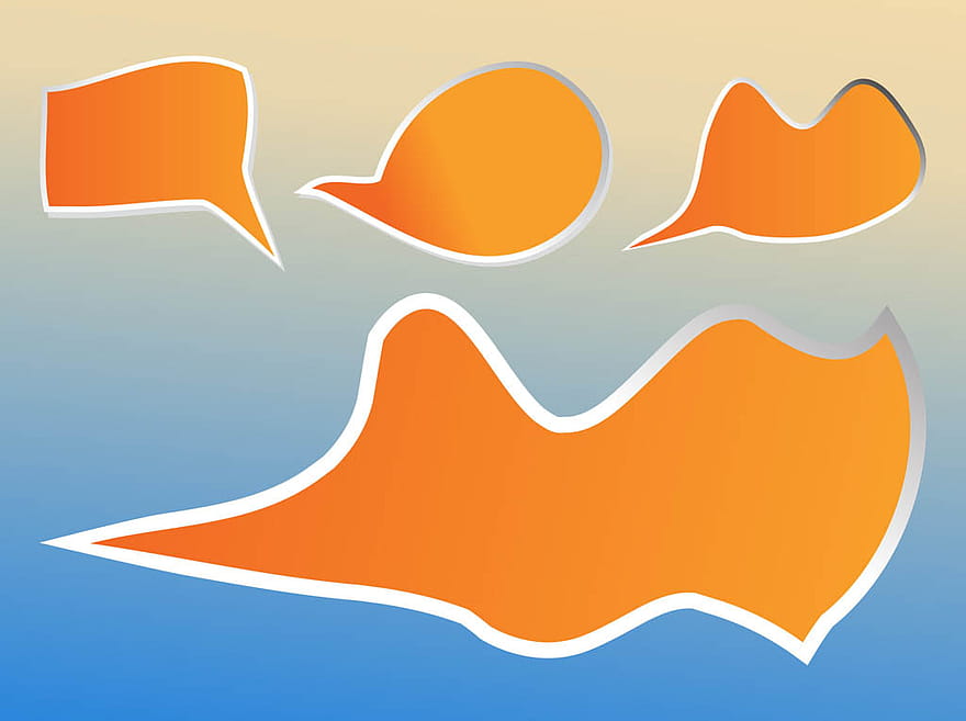 Comic Bubbles Vector ai
